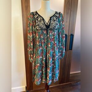 Anthropologie Floreat peasant dress. XS